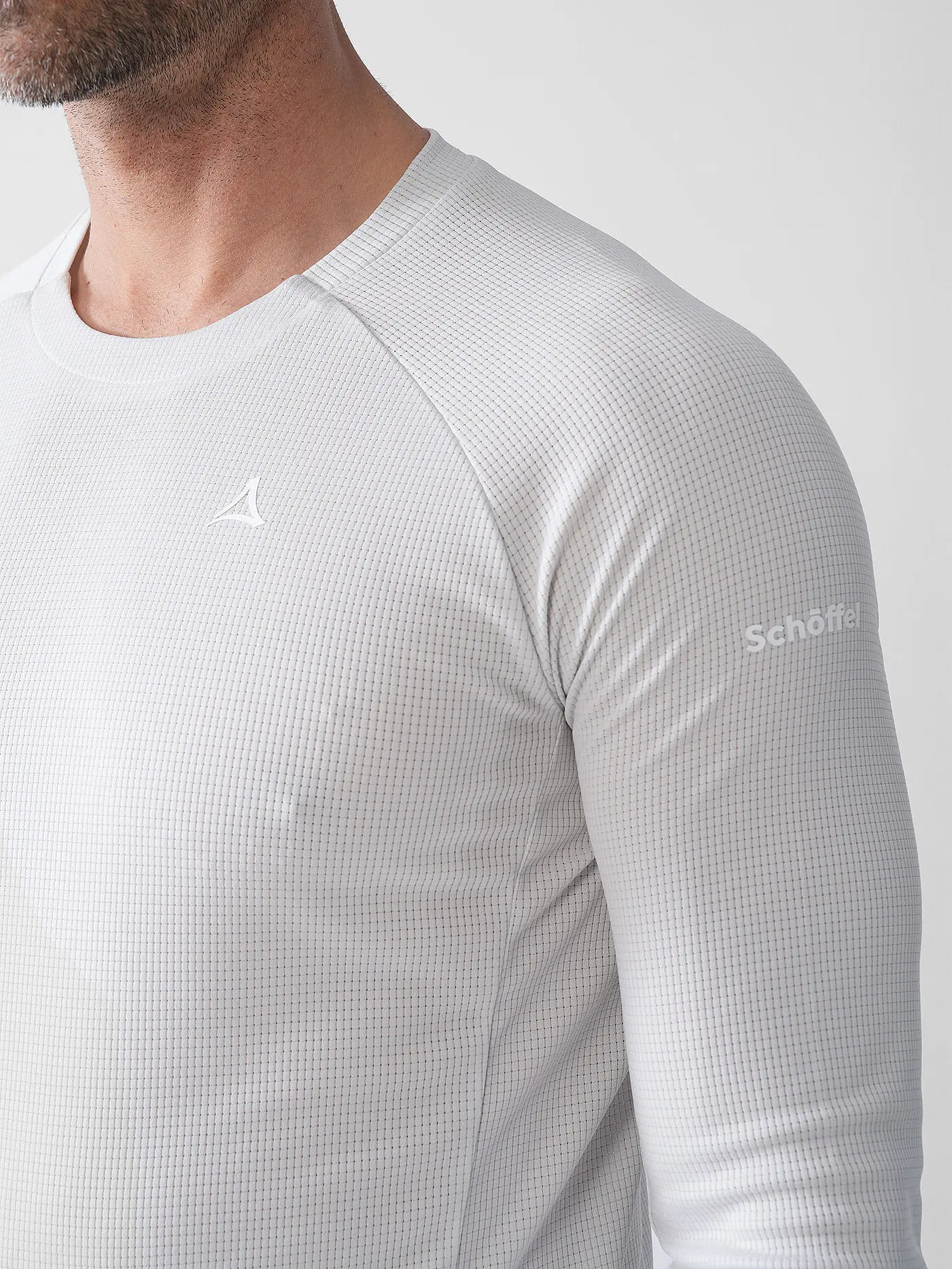 SCHÖFFEL | Herren Funktionsshirt Style Blaueis | weiss