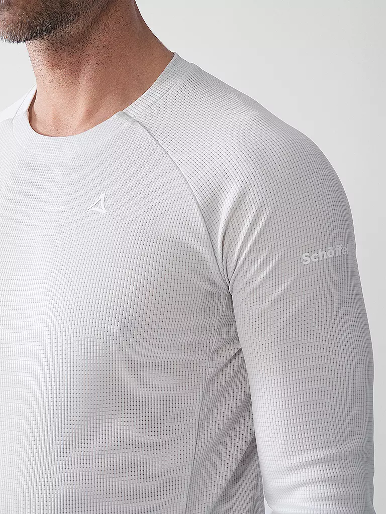 SCHÖFFEL | Herren Funktionsshirt Style Blaueis | weiss