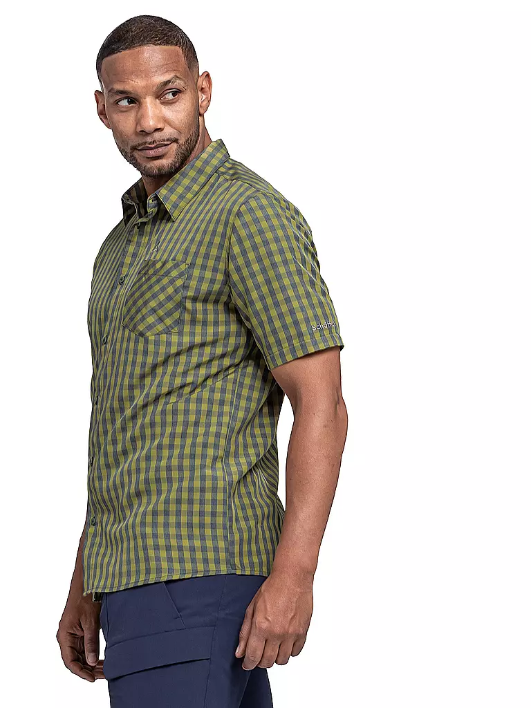 SCHÖFFEL | Herren Hemd Circ Style Dalfoss | olive