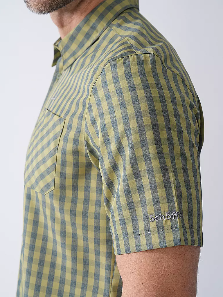 SCHÖFFEL | Herren Hemd Circ Style Dalfoss | olive