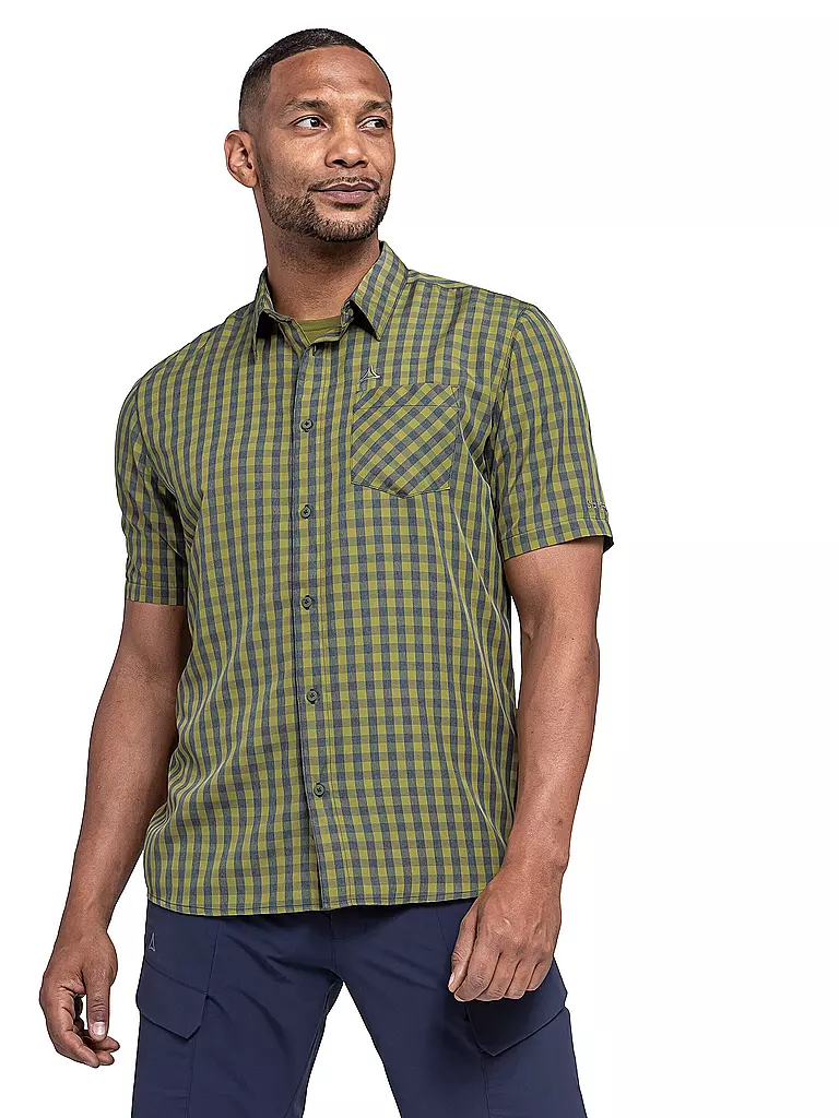 SCHÖFFEL | Herren Hemd Circ Style Dalfoss | olive