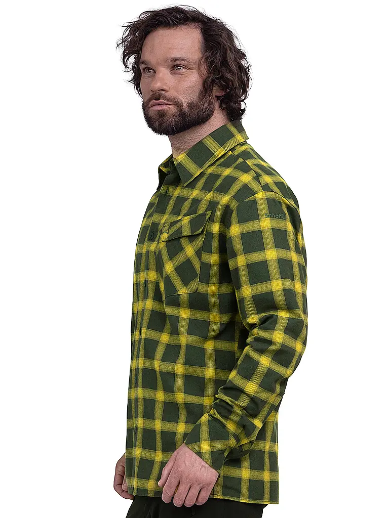 SCHÖFFEL | Herren Hemd Poplar | gelb