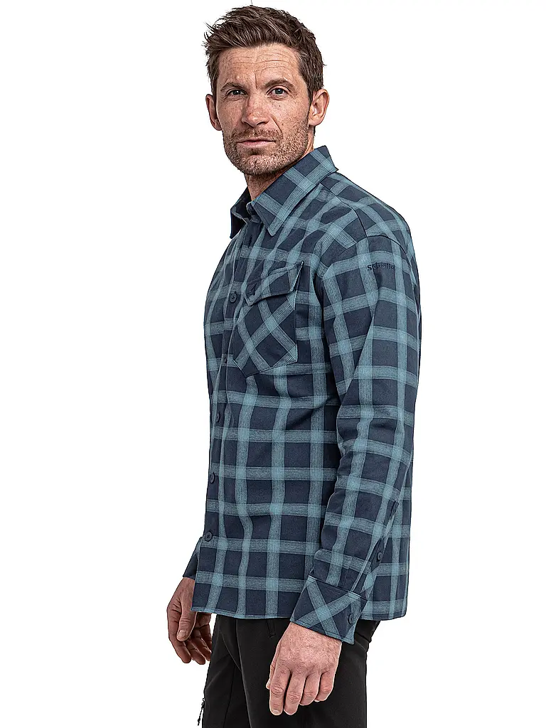 SCHÖFFEL | Herren Hemd Poplar | dunkelblau