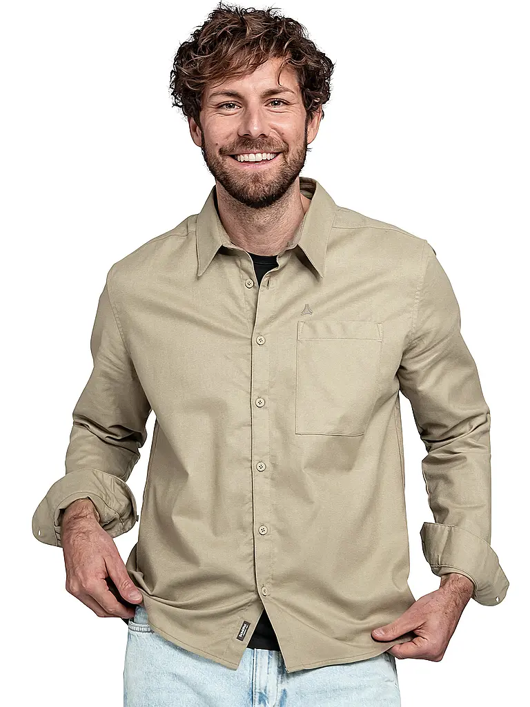SCHÖFFEL | Herren Hemd Style Kleion | camel