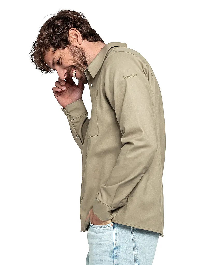 SCHÖFFEL | Herren Hemd Style Kleion | camel