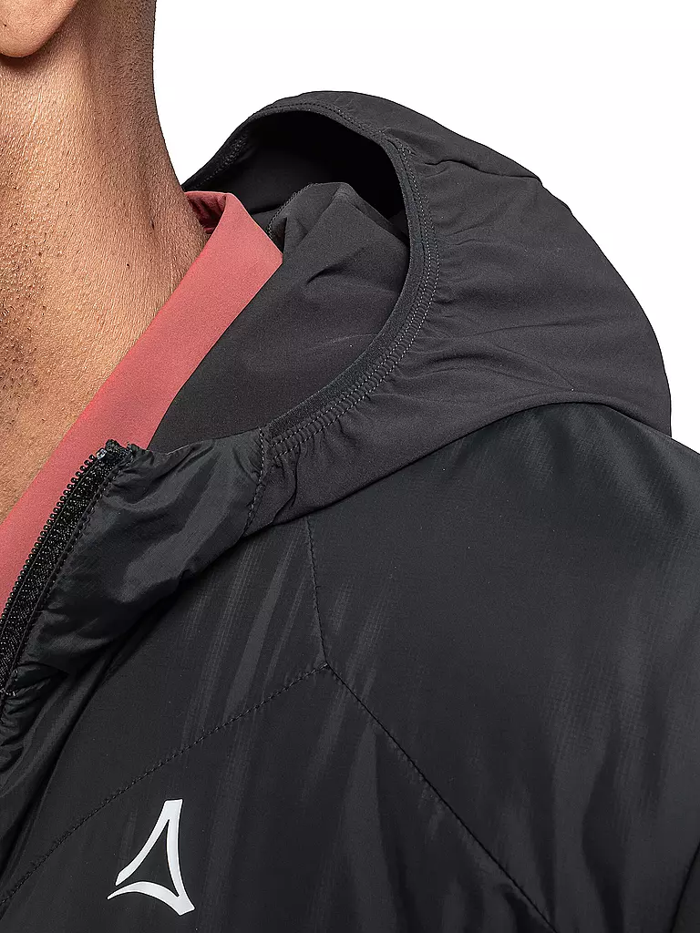 SCHÖFFEL | Herren Hybridjacke Blaueis Hoodie | schwarz