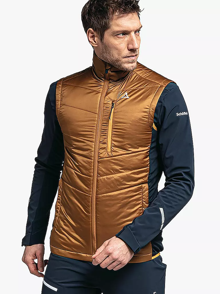 SCHÖFFEL | Herren Hybridweste Stams L | orange