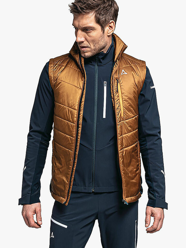 SCHÖFFEL | Herren Hybridweste Stams L | orange