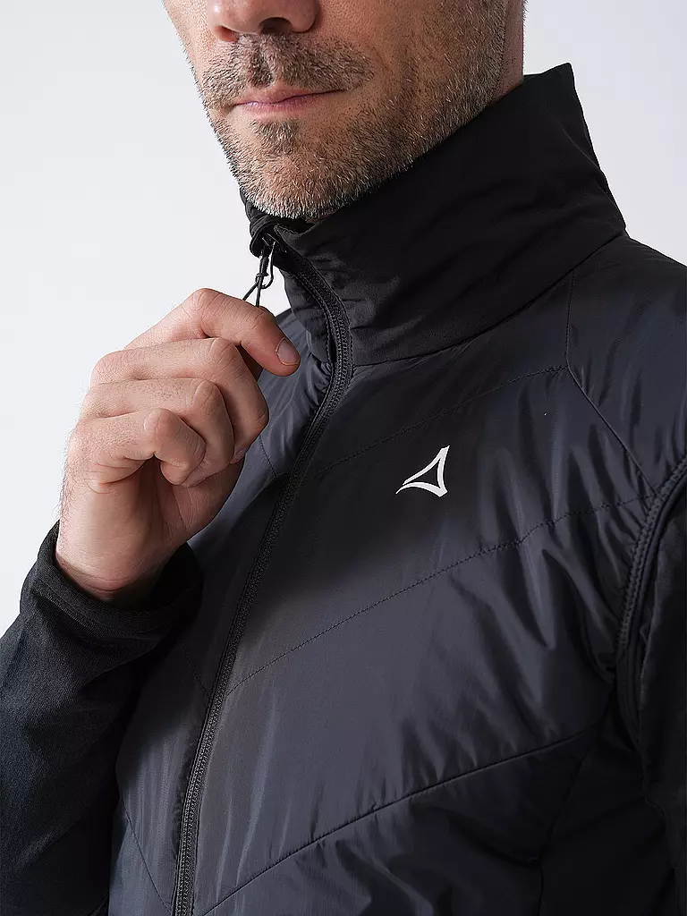 SCHÖFFEL | Herren Hybridweste Style Blaueis | schwarz