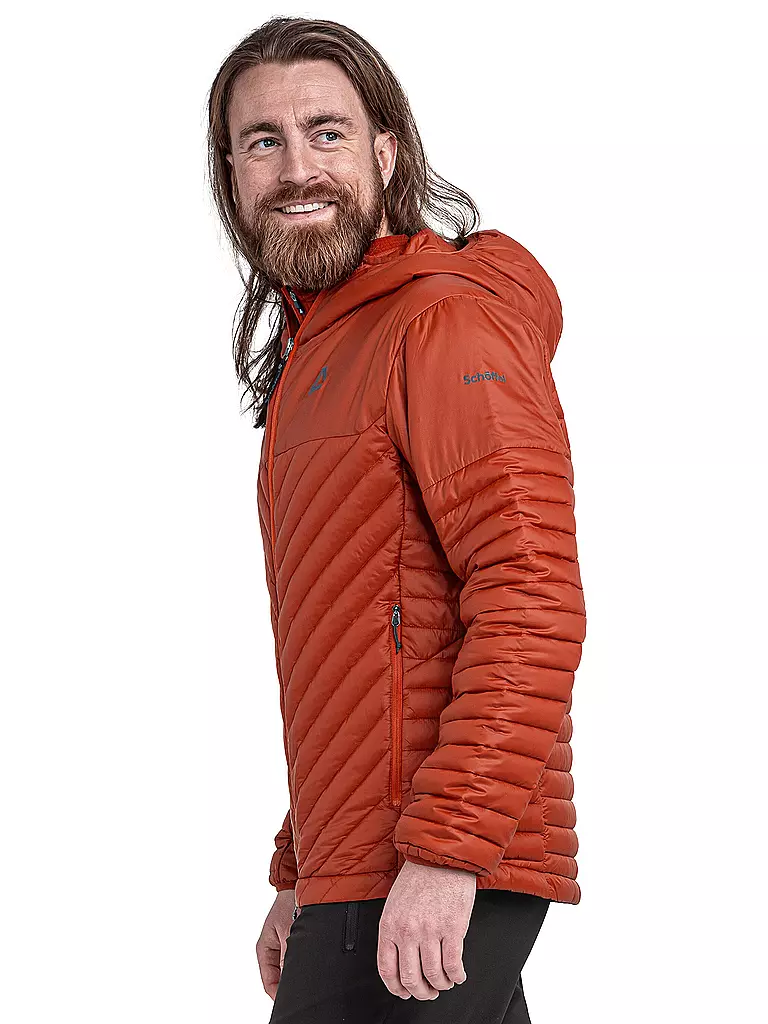 SCHÖFFEL | Herren Isojacke Cascata Down Hoodie | rot