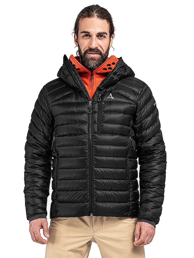 SCHÖFFEL | Herren Isojacke Silvretta Down Hoodie | schwarz