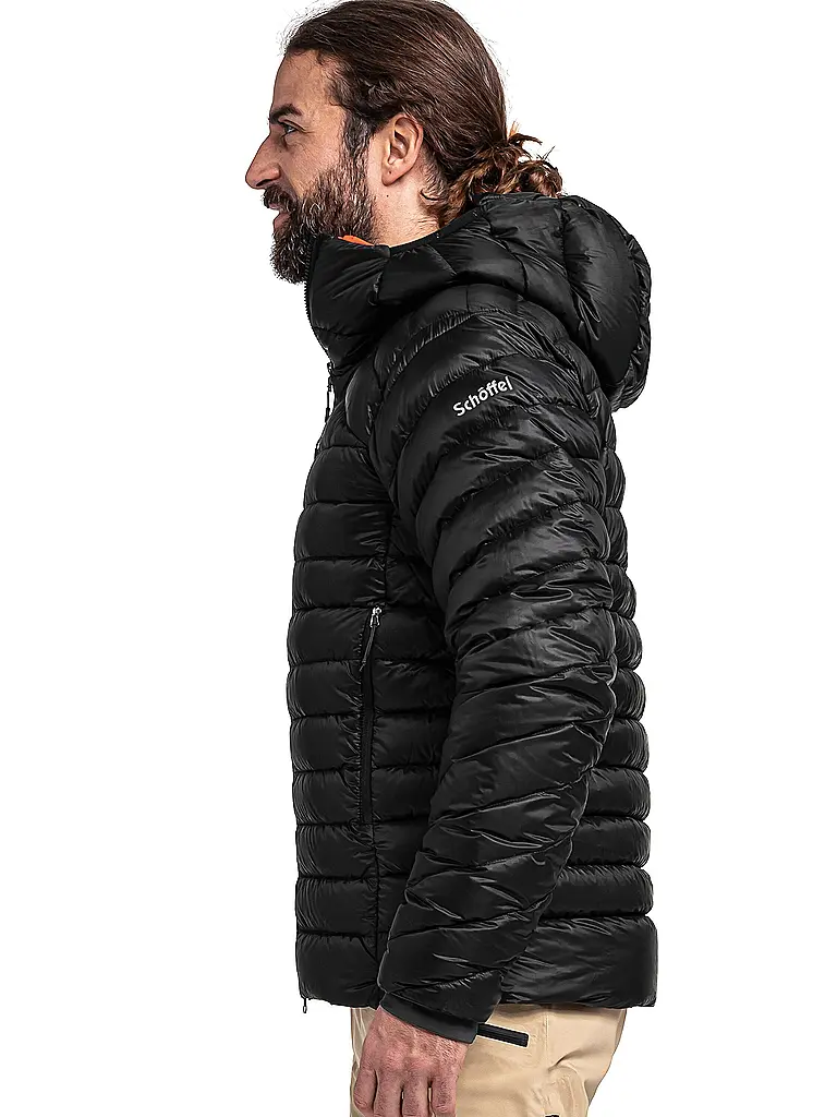 SCHÖFFEL | Herren Isojacke Silvretta Down Hoodie | schwarz