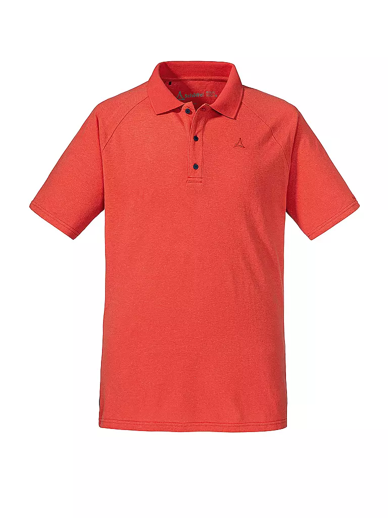 SCHÖFFEL | Herren Polo Shirt Split M | orange