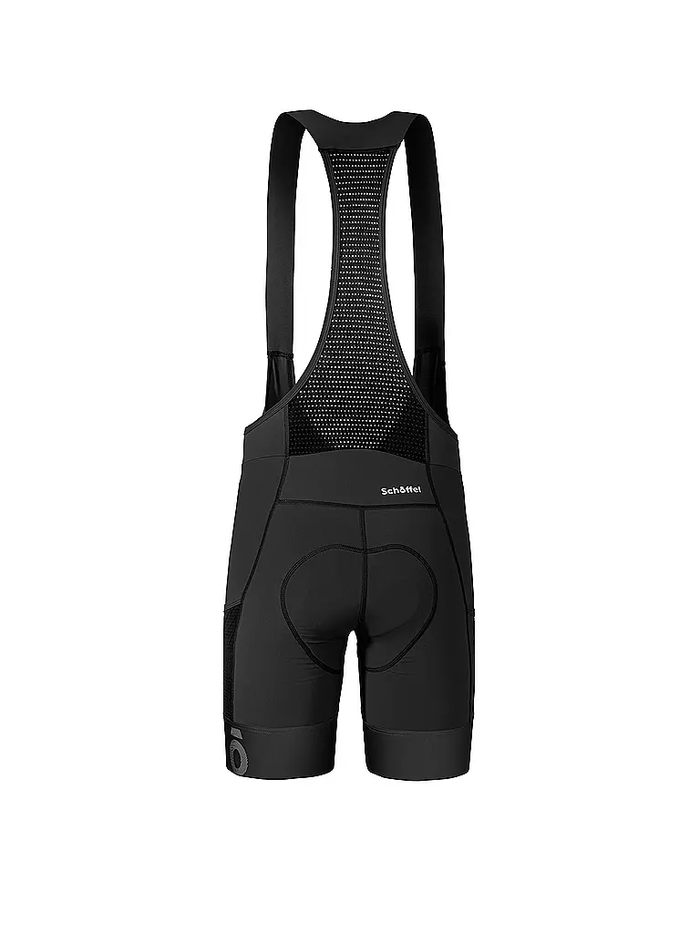 SCHÖFFEL | Herren Rad Trägerhose Skin Pants Solo Bib 4h M | schwarz