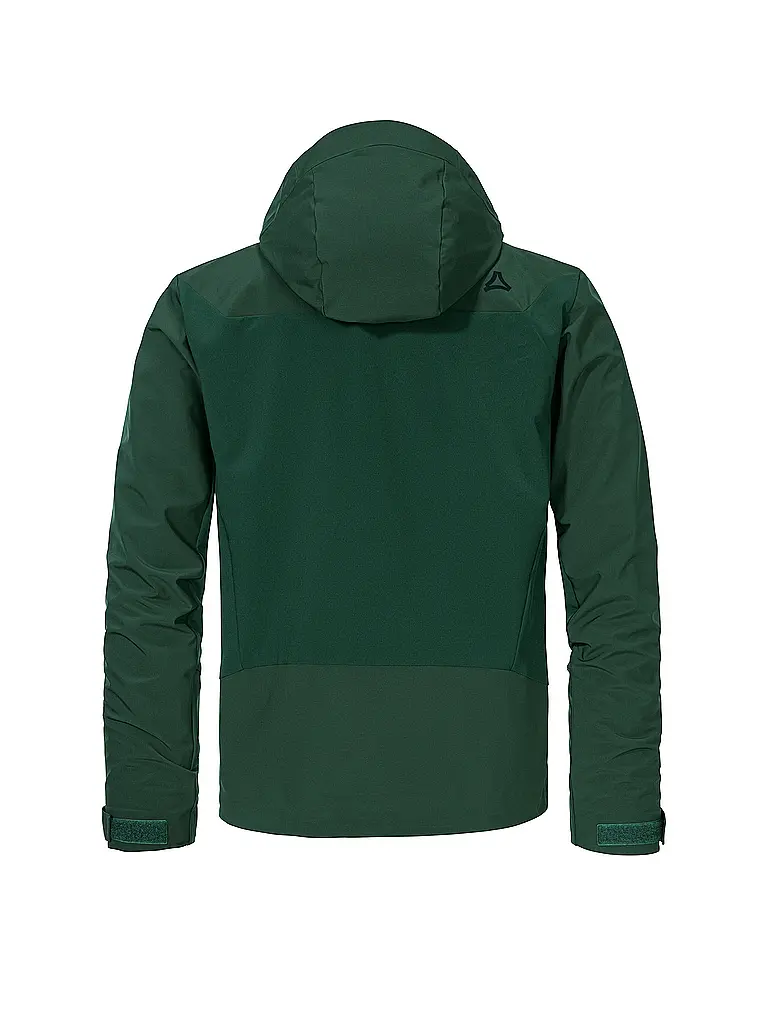 SCHÖFFEL | Herren Touren Softshelljacke Milagle Hoodie | dunkelgrün