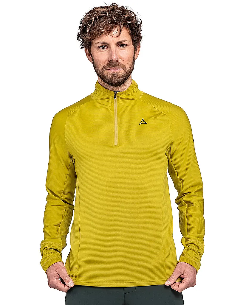 SCHÖFFEL | Herren Touren Zipshirt Cascata | gold