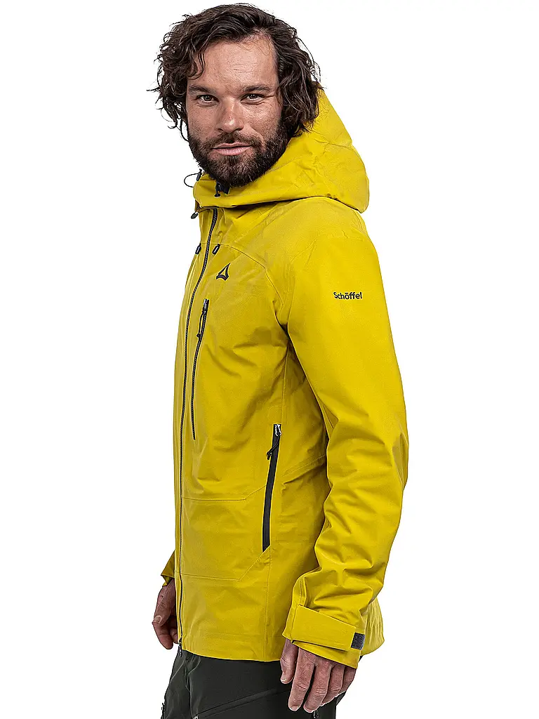 SCHÖFFEL | Herren Tourenjacke Miagle 3L Hoodie | gold