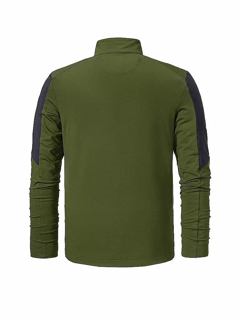 SCHÖFFEL | Herren Unterzieh Zipshirt Fiss M | olive