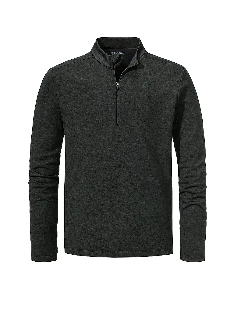 SCHÖFFEL | Herren Unterzieh Zipshirt Style Canyfer | schwarz