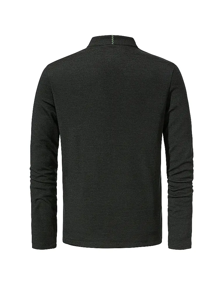SCHÖFFEL | Herren Unterzieh Zipshirt Style Canyfer | schwarz