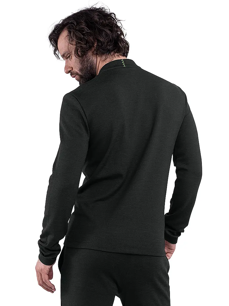 SCHÖFFEL | Herren Unterzieh Zipshirt Style Canyfer | schwarz