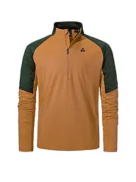 SCHÖFFEL | Herren Unterzieh Zipshirt Style Safoon | senf