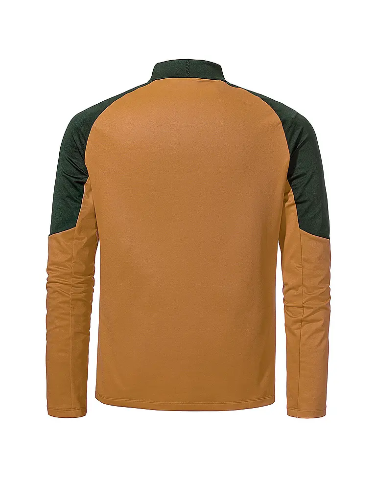 SCHÖFFEL | Herren Unterzieh Zipshirt Style Safoon | senf