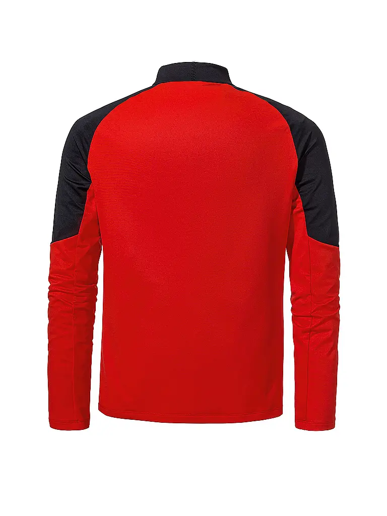 SCHÖFFEL | Herren Unterzieh Zipshirt Style Safoon | rot