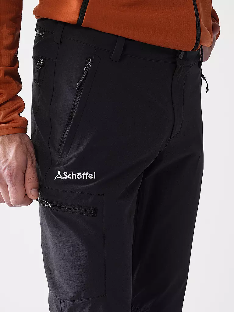 SCHÖFFEL | Herren Wanderhose Folkstone | schwarz