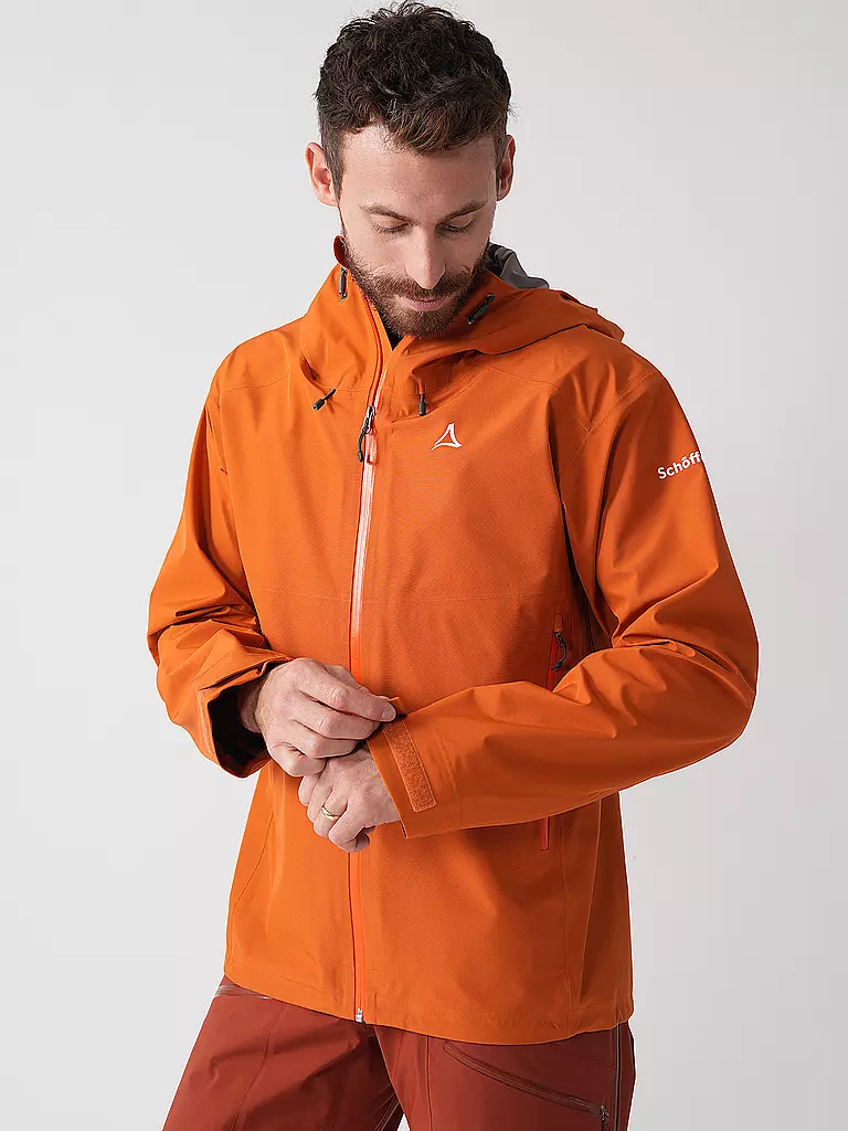 SCHÖFFEL | Herren Wanderjacke Cascata 3L Hoodie | dunkelblau