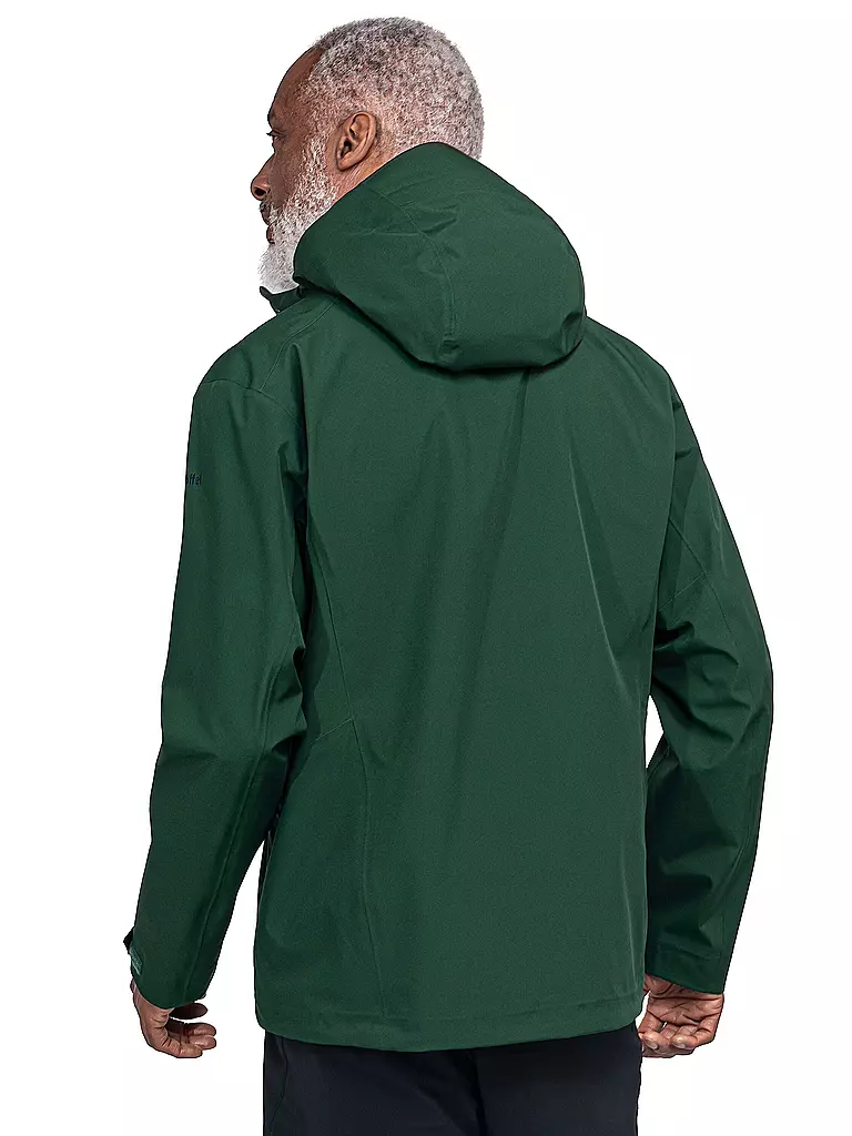 SCHÖFFEL | Herren Wanderjacke Cascata 3L Hoodie | dunkelgrün