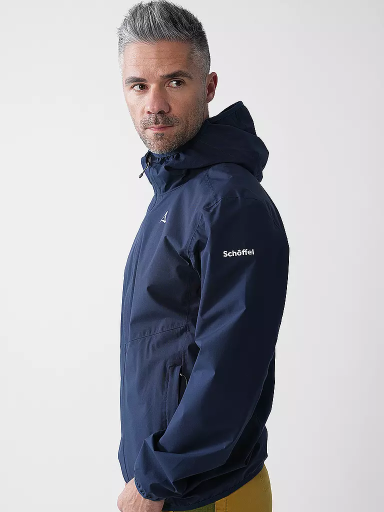 SCHÖFFEL | Herren Wanderjacke Migandi Venturi 2.5L Hoodie | dunkelblau