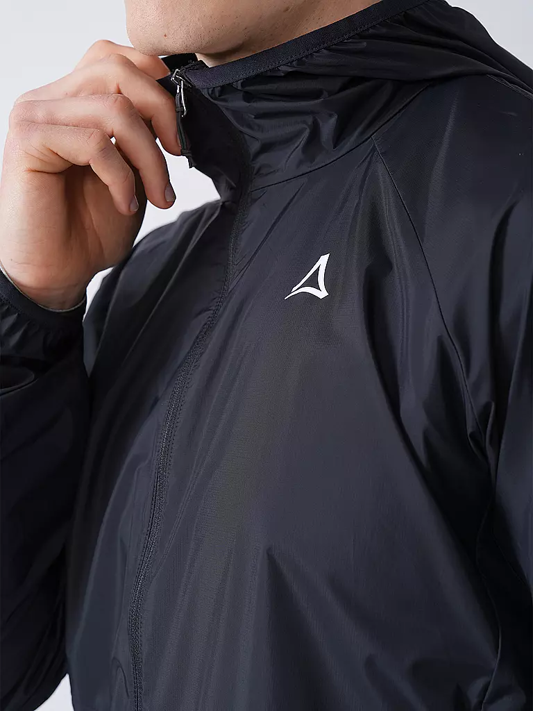 SCHÖFFEL | Herren WIndbreaker Wutach Hoodie | schwarz