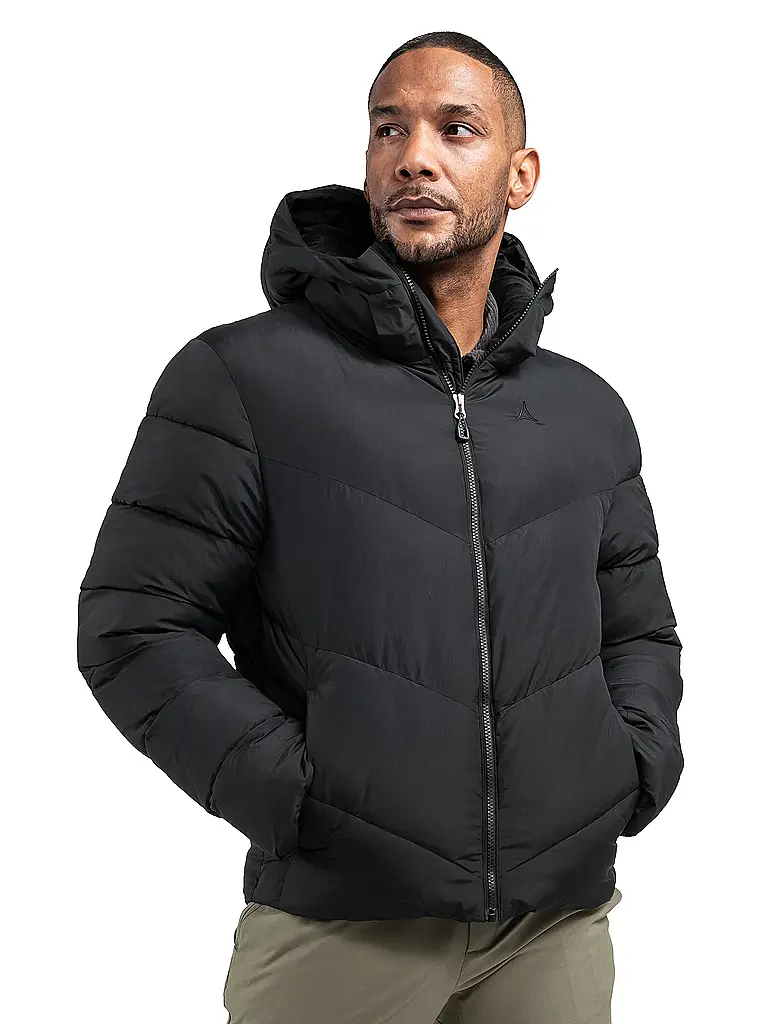 SCHÖFFEL | Herren Winterjacke Style Lodos Hoodie isoliert | schwarz
