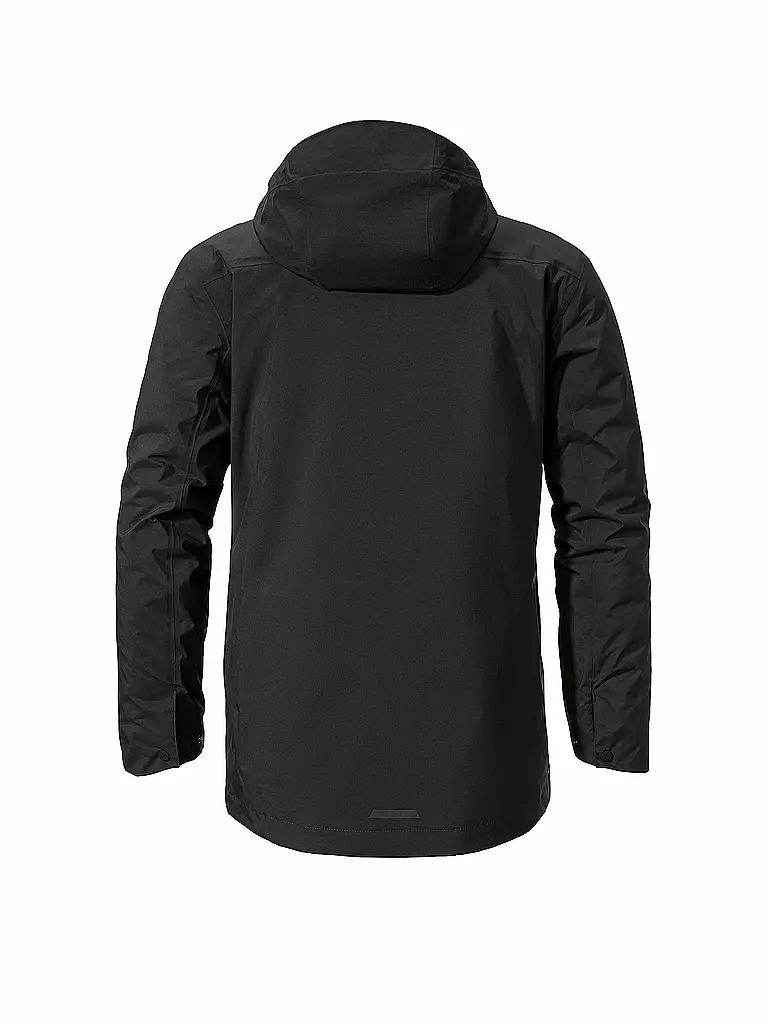 SCHÖFFEL | Herren Winterparka Barth 3in1 GTX Hoodie | schwarz