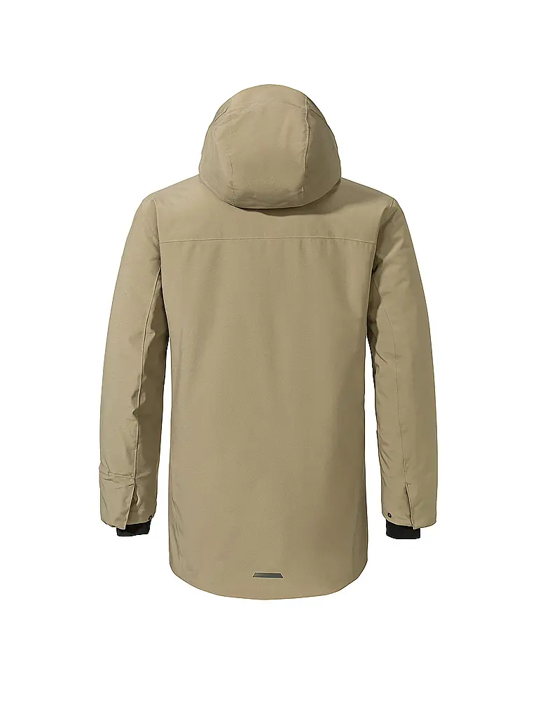 SCHÖFFEL | Herren Winterparka Crivat 2L Hoodie isoliert | camel