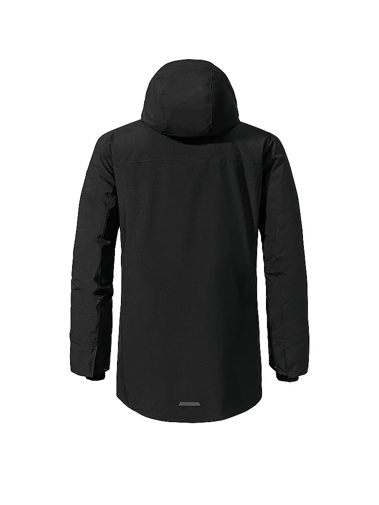 SCHÖFFEL | Herren Winterparka Crivat 2L Hoodie isoliert | schwarz
