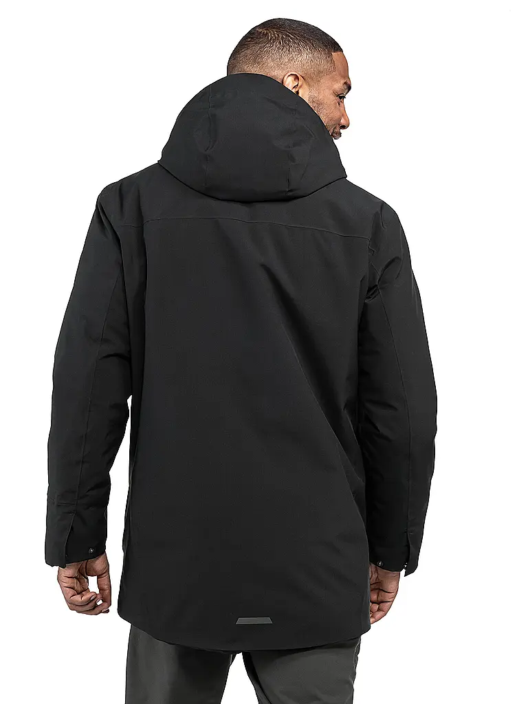 SCHÖFFEL | Herren Winterparka Crivat 2L Hoodie isoliert | schwarz