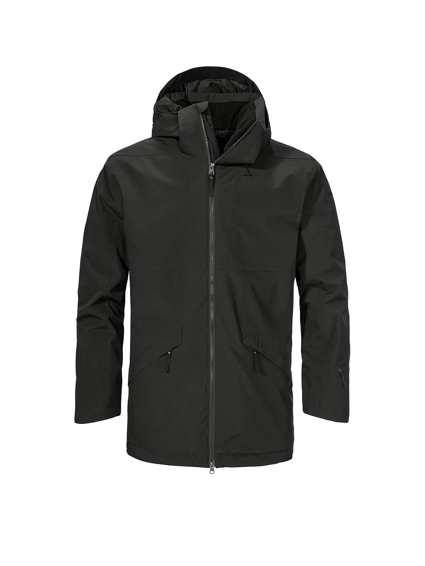 SCHÖFFEL | Herren WInterparka Malkay Hoodie | schwarz