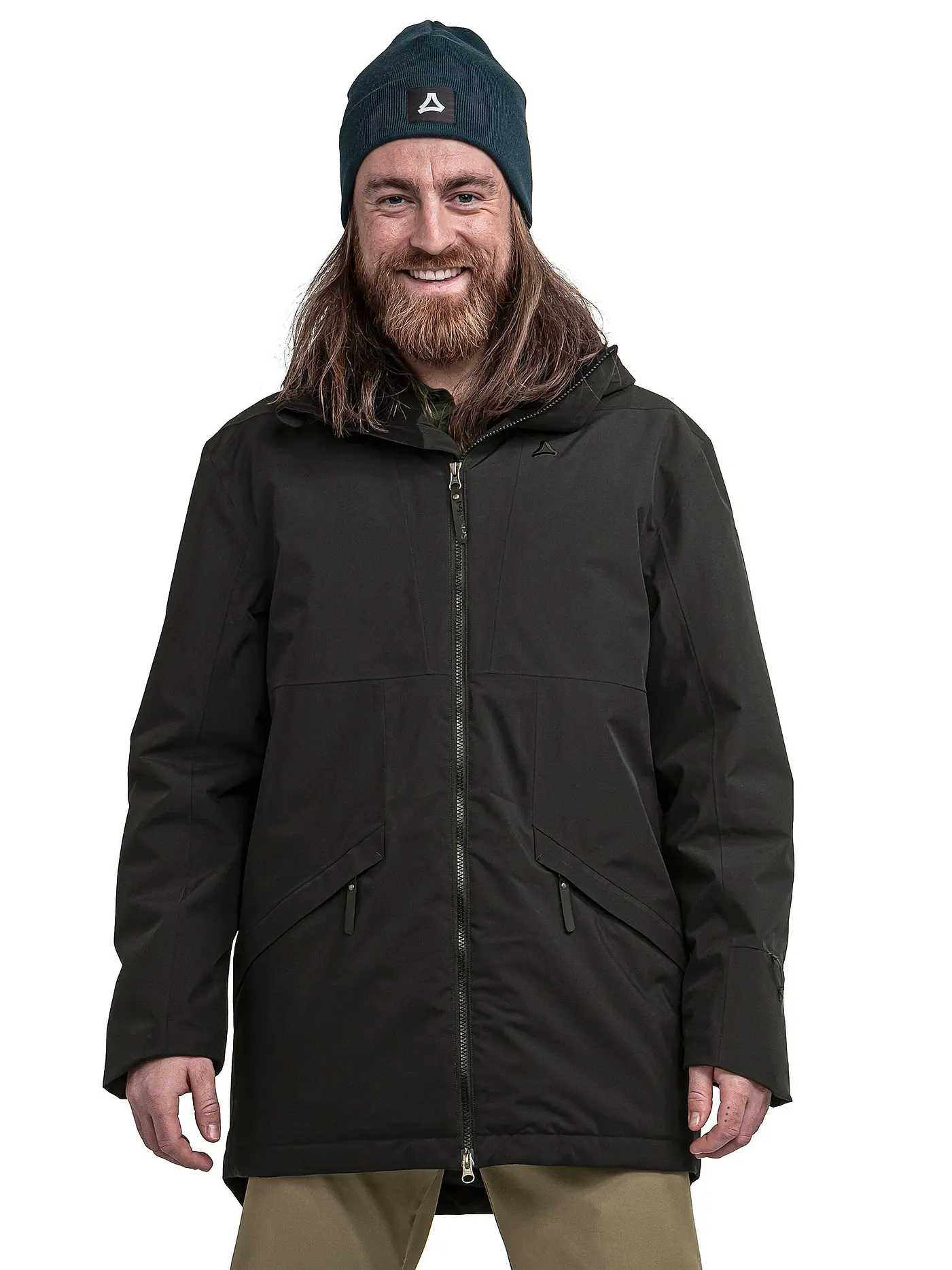 SCHÖFFEL | Herren WInterparka Malkay Hoodie | schwarz