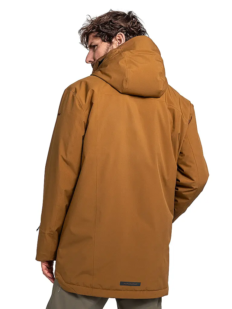 SCHÖFFEL | Herren WInterparka Malkay Hoodie | senf