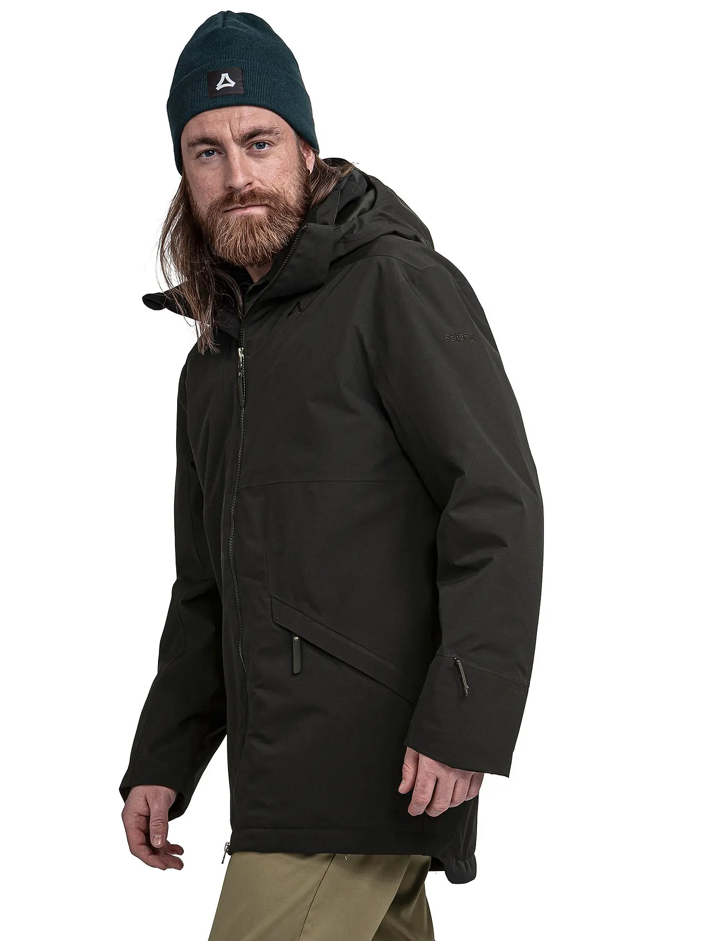 SCHÖFFEL | Herren WInterparka Malkay Hoodie | schwarz