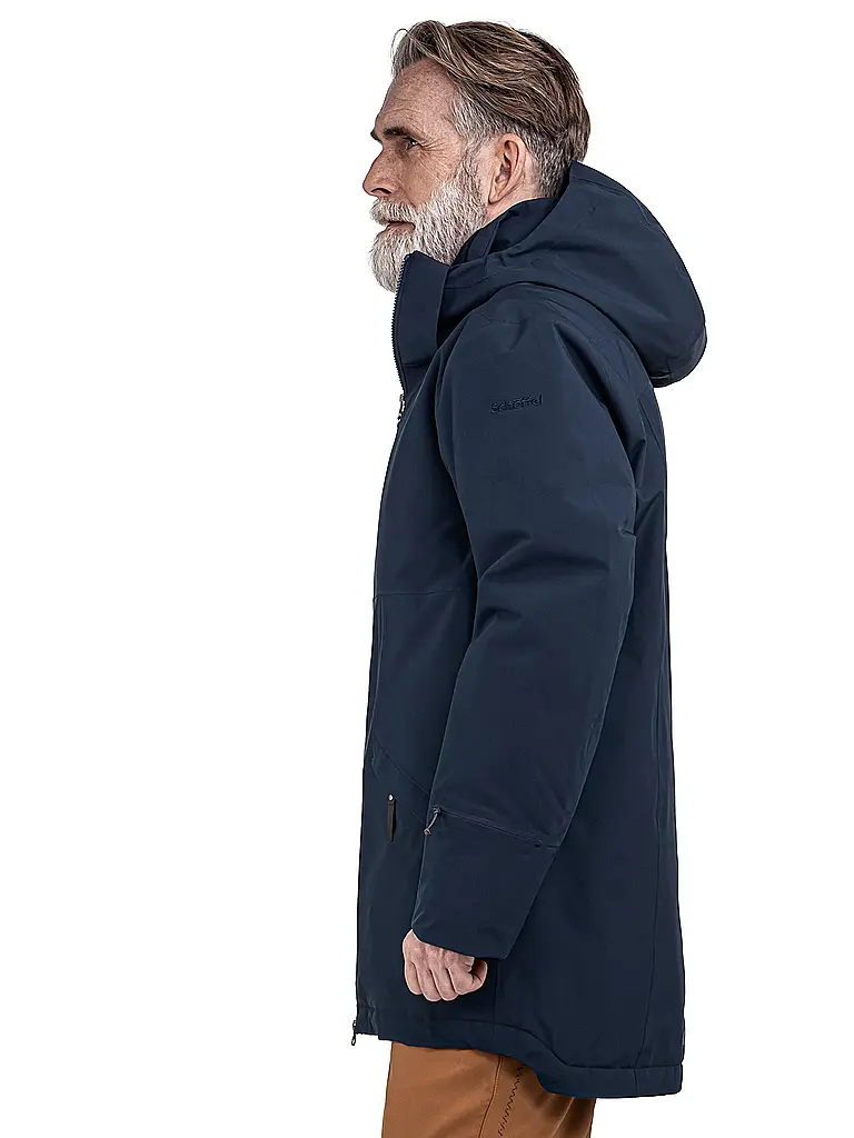 SCHÖFFEL | Herren WInterparka Malkay Hoodie | dunkelblau