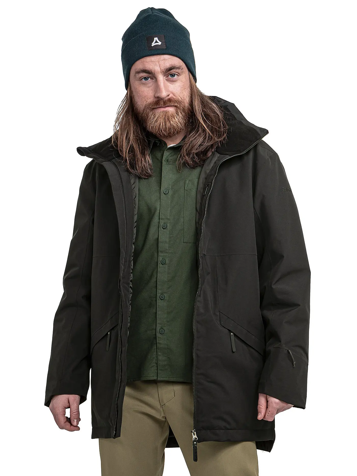 SCHÖFFEL | Herren WInterparka Malkay Hoodie | schwarz
