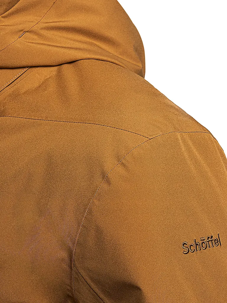 SCHÖFFEL | Herren WInterparka Malkay Hoodie | senf