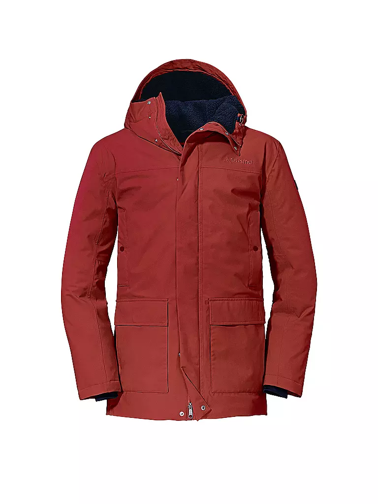 SCHÖFFEL | Herren Winterparka Rotterdam M | rot