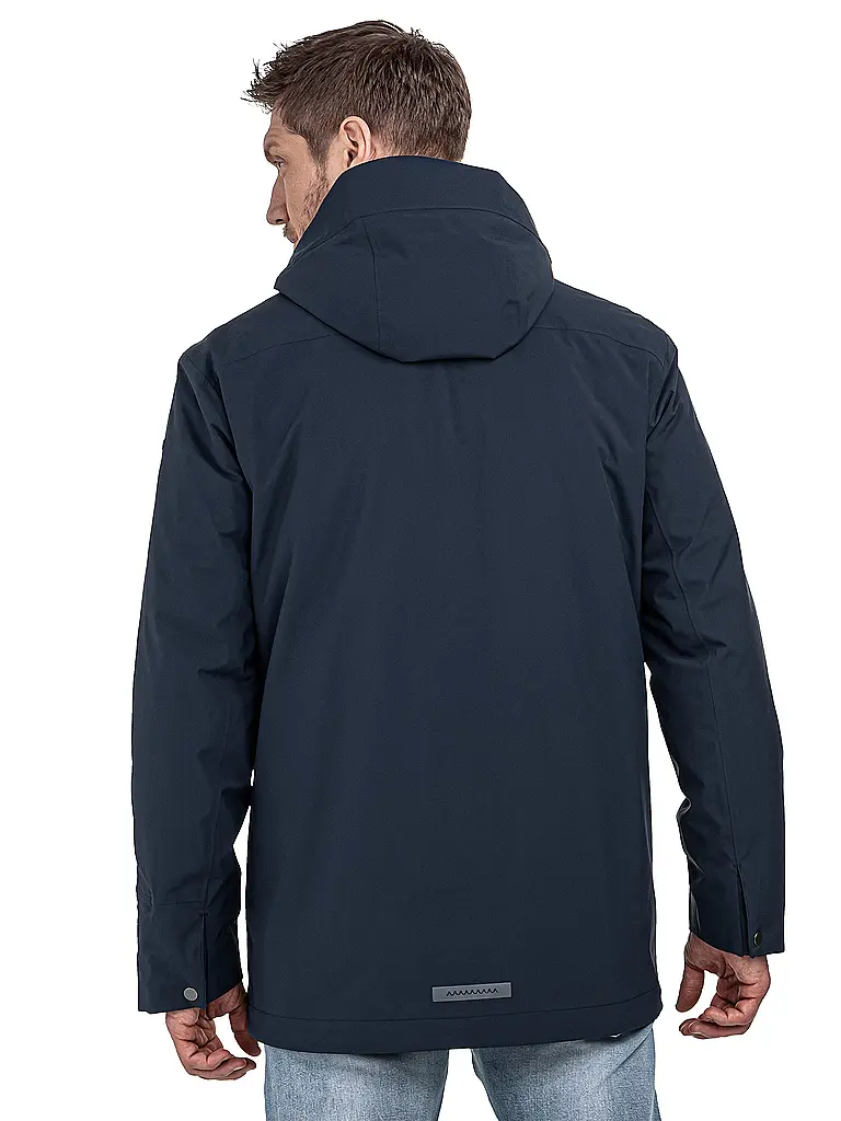 SCHÖFFEL | Herren Winterparka Style Borkol 3in1 Hoodie | dunkelblau