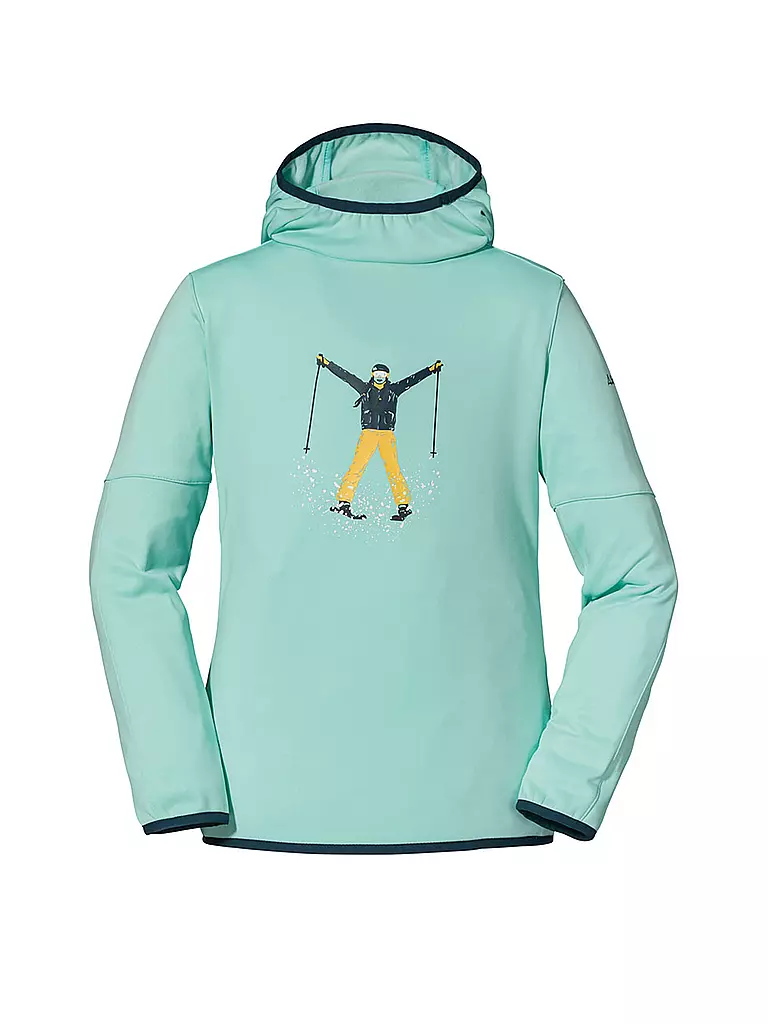 SCHÖFFEL | Kinder Hoodie Schneeferner | türkis