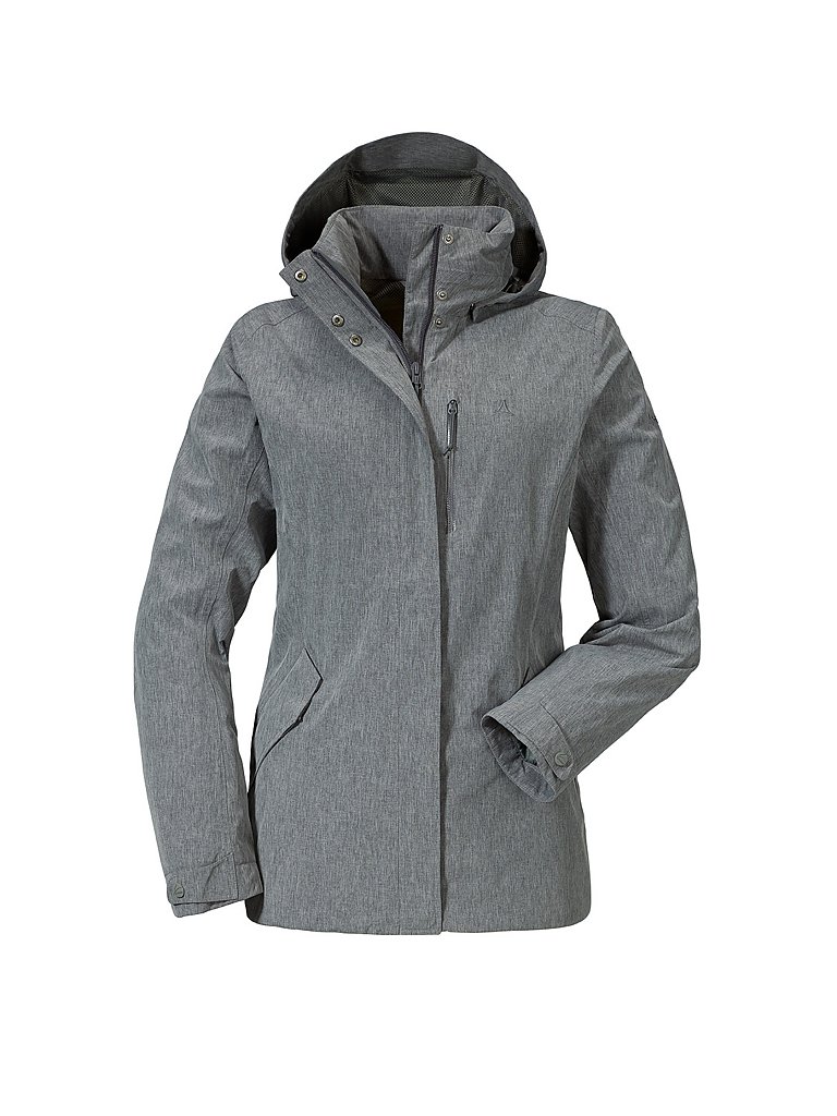 SCHÖFFEL Damen ZipIn! Jacke Fontanella2 grau | 40