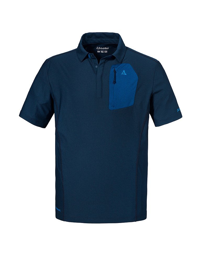 SCHÖFFEL Herren Polo Rosaria blau | 56